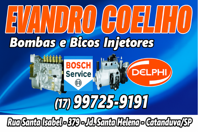 Anúncio de Evandro Coelho Bombas e Bicos Injetores