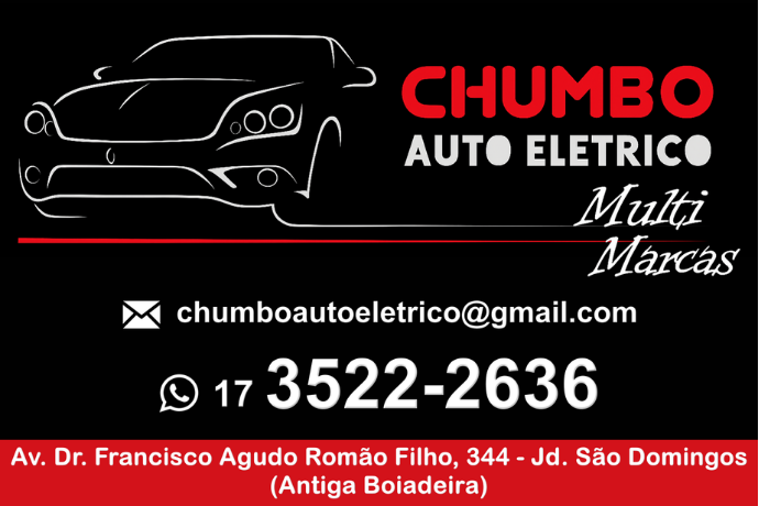 Anúncio de Chumbo Auto Elétrico