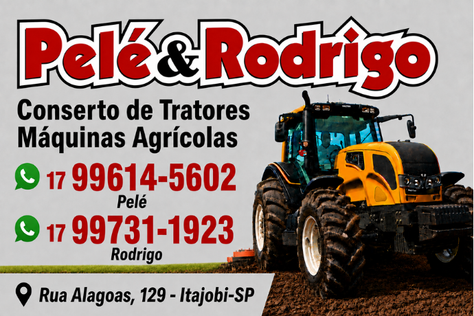 Anúncio de Pelé & Rodrigo