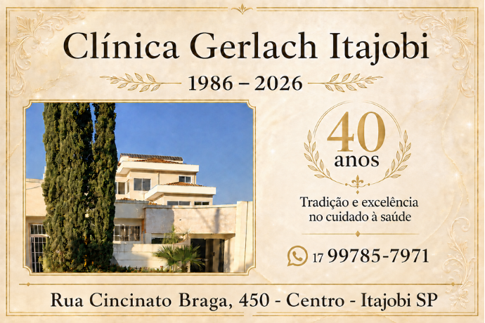 Anúncio de Clínica Gerlach Itajobi