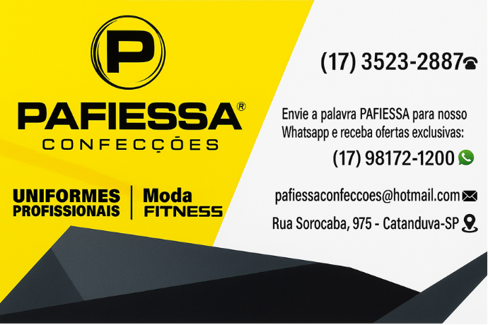 Anúncio de Pafiessa Confecções