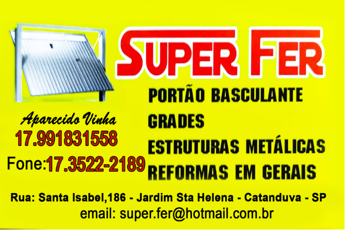Anúncio de Super Fer
