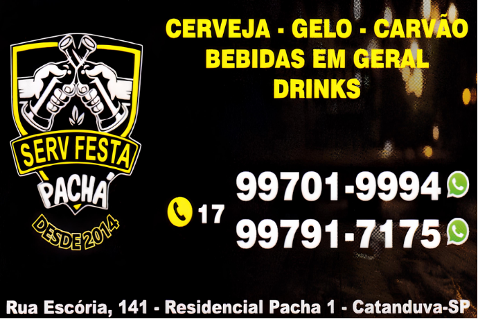Anúncio de Serv Festa Pacha