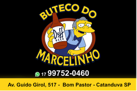 Anúncio de Buteco do Marcelinho