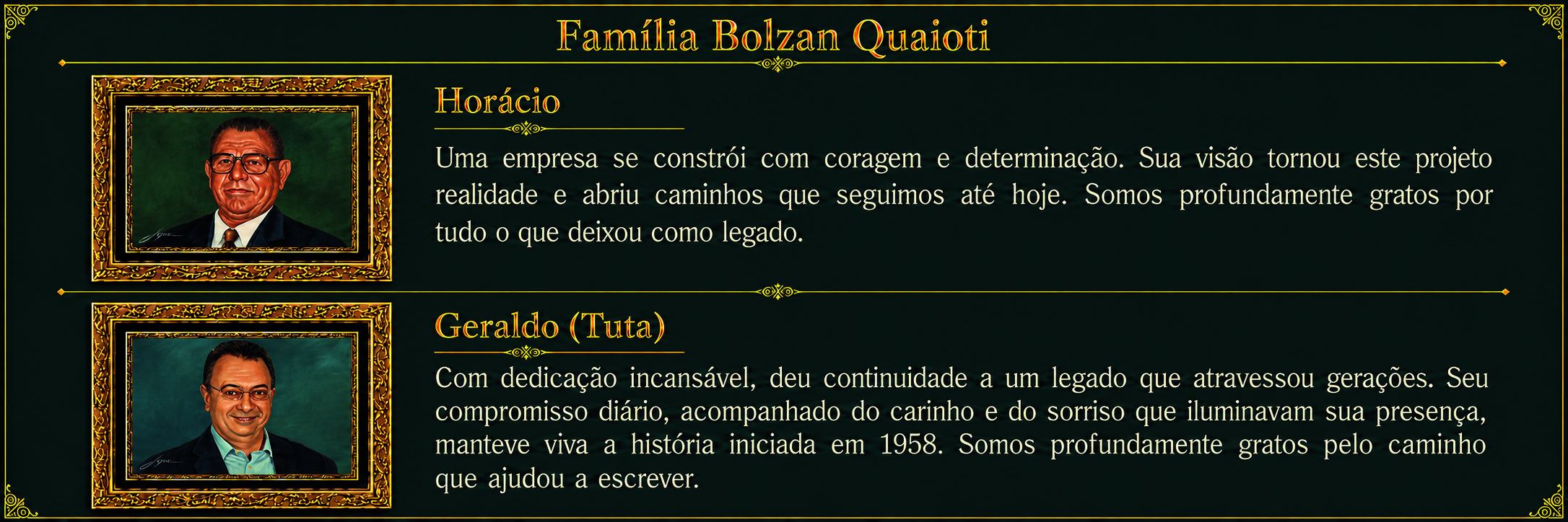 Homenagem à Família Bolzan Quaioti
