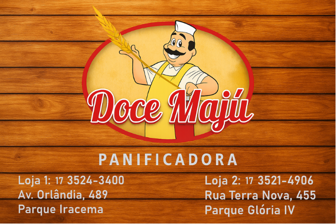 Anúncio de Doce Majú Panificadora