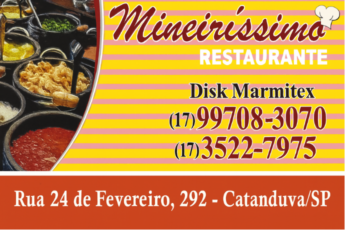 Anúncio de Mineiríssimo Restaurante