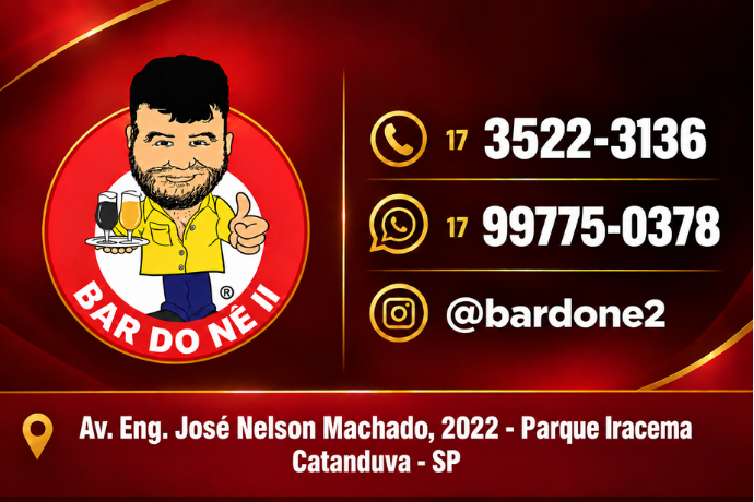 Anúncio de Bar do Nê
