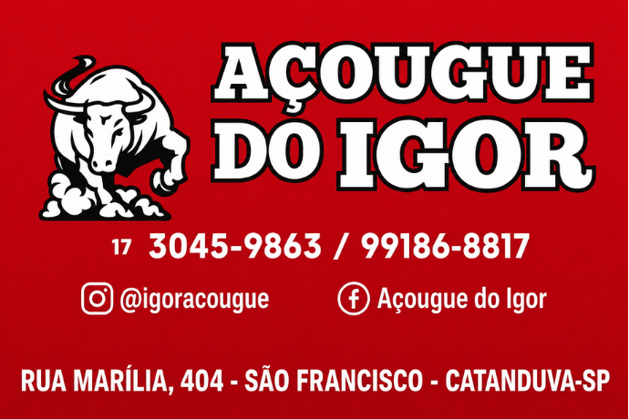 Anúncio de Açougue do Igor