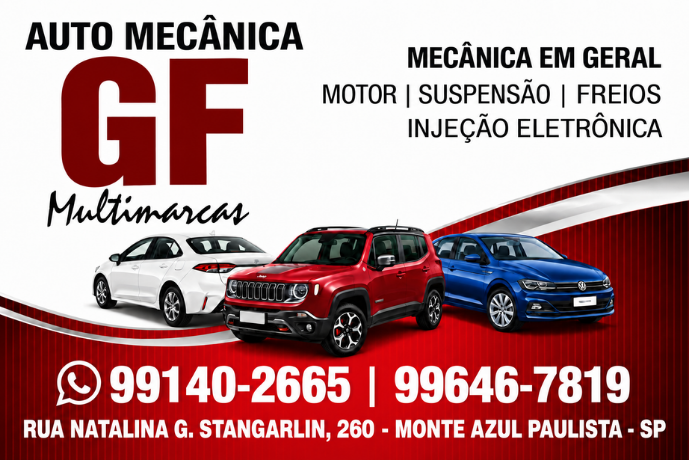 Anúncio de Auto Mecânica GF