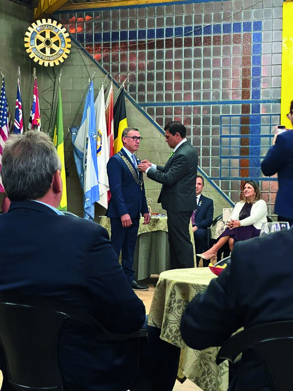 Transmissão do cargo de presidente do Rotary Club de Itajobi