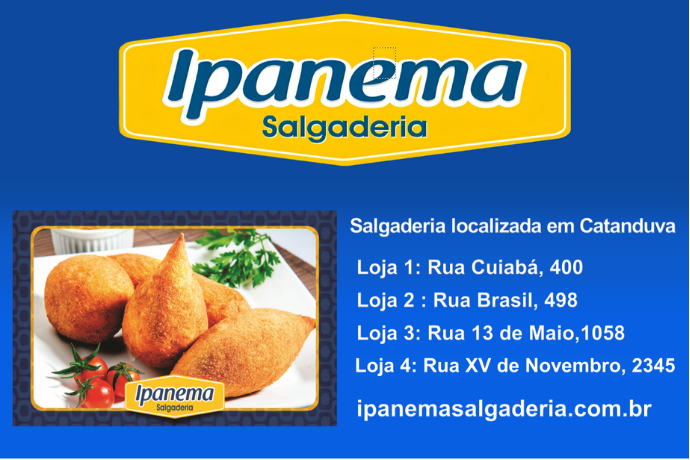 Anúncio de Ipanema Salgaderia