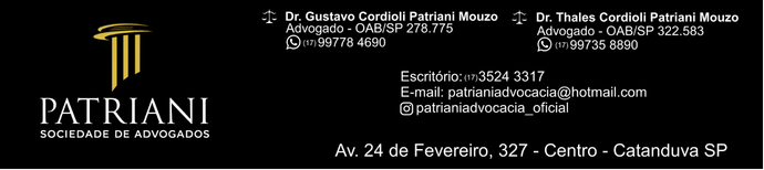 Anúncio de Patriani Sociedade de Advogados
