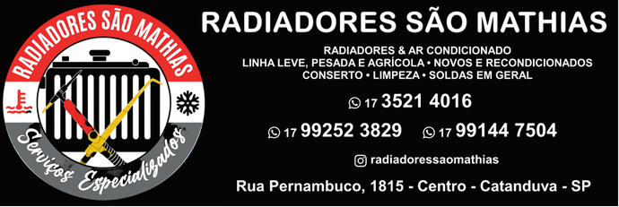Anúncio de Radiadores São Mathias