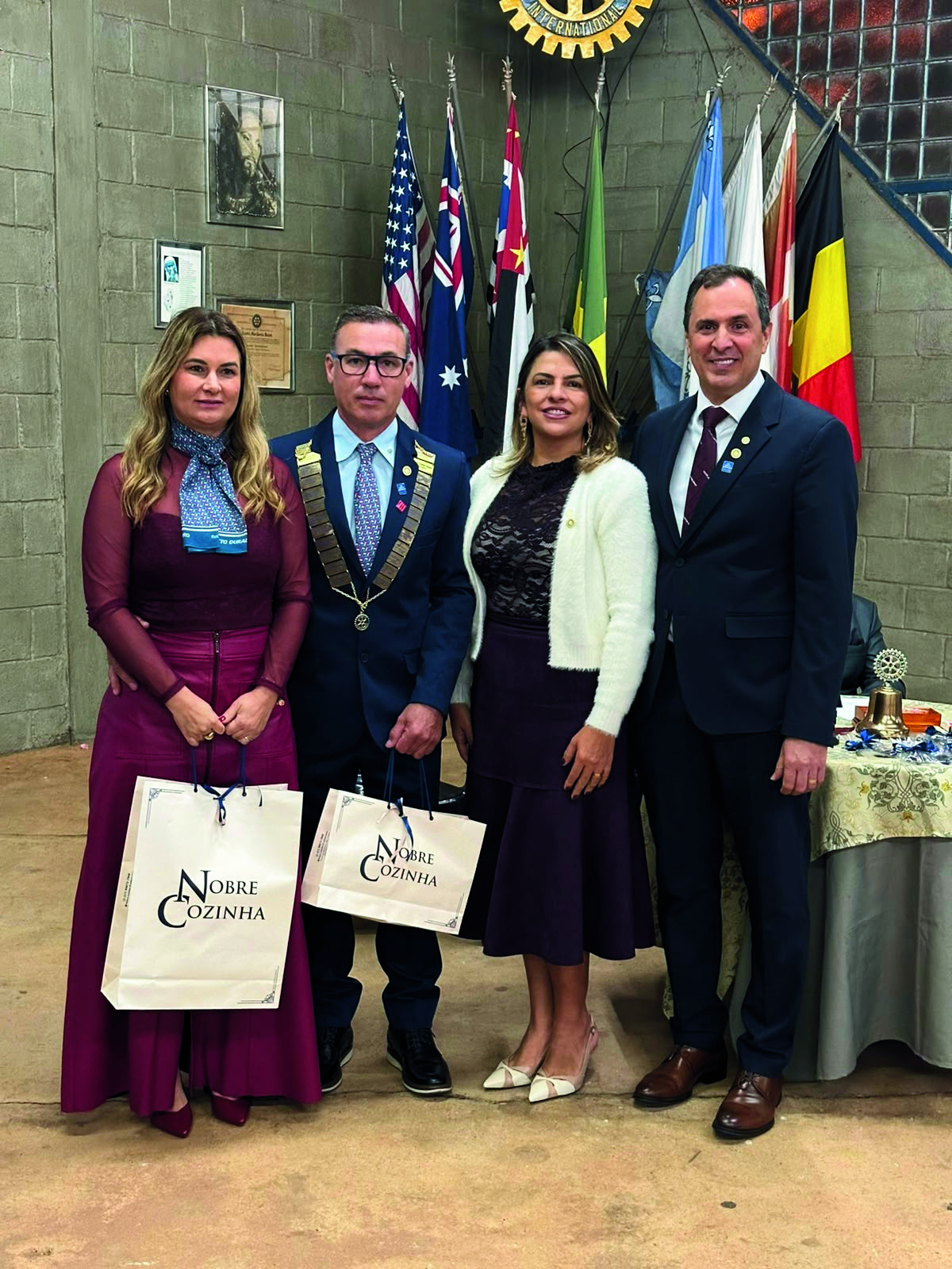 Nova diretoria do Rotary Club de Itajobi