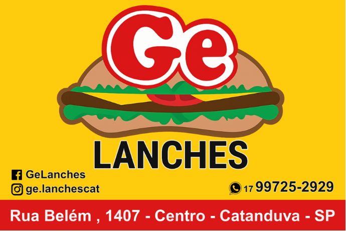 Anúncio de Gê Lanches
