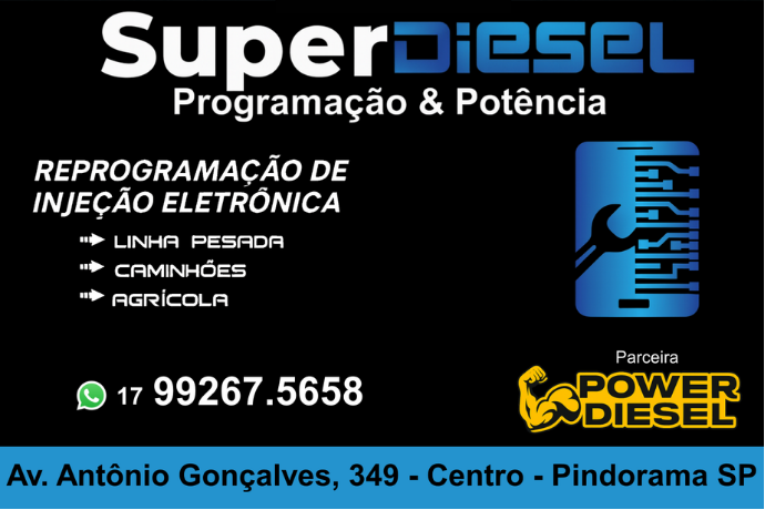 Anúncio de Super Diesel Programação & Potência