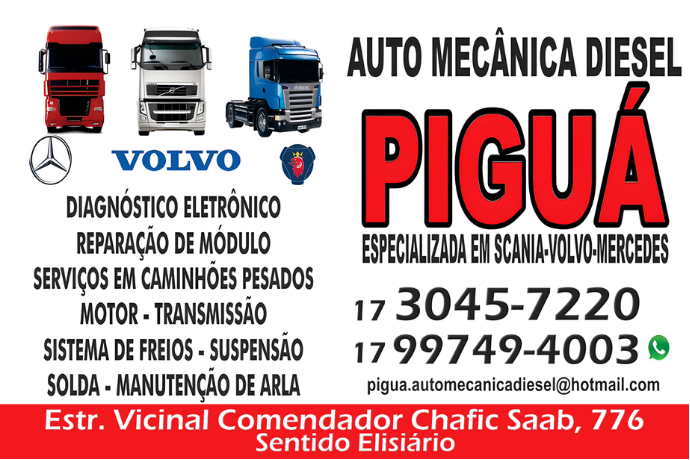 Anúncio de Auto Mecânica Diesel Piguá