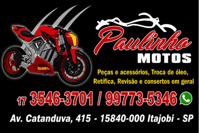 Anúncio de Paulinha Motos
