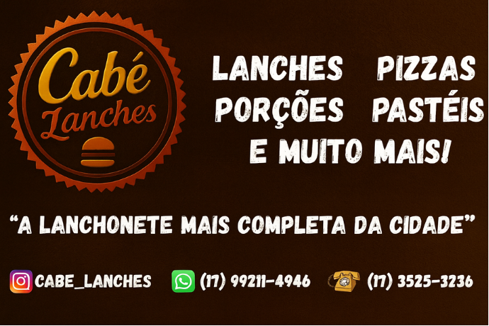 Anúncio de Cabé Lanches
