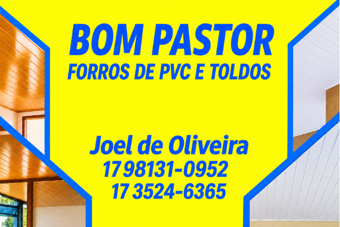 Anúncio de Bom Pastor Forros de PVC e Toldos