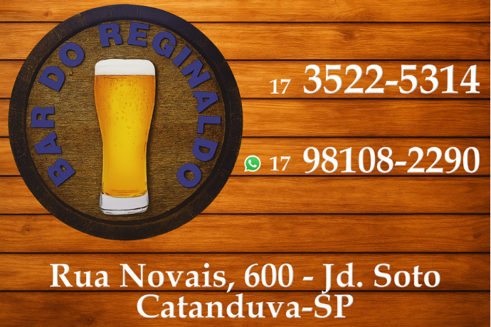 Anúncio de Bar do Reinaldo