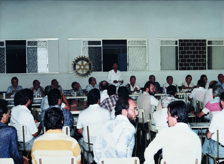 Reuniões históricas do Rotary Club de Itajobi