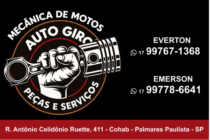 Anúncio de Auto Giro Peças e Serviços