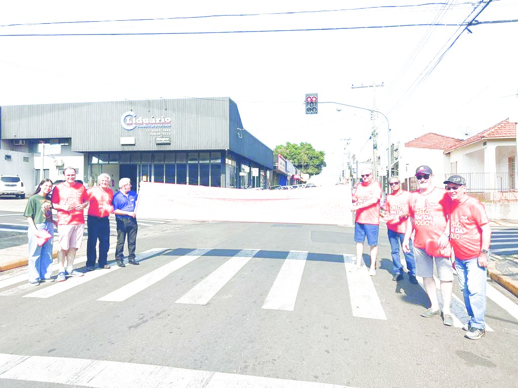 Caminhada do Rotary Club de Itajobi pelo fim da poliomielite