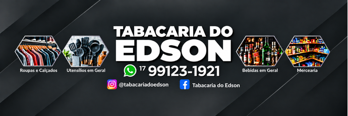 Anúncio de Tabacaria do Edson