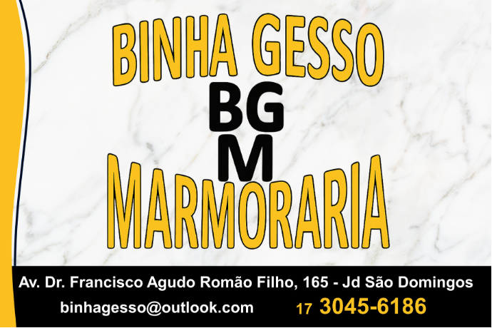 Anúncio de Binha Gesso e Marmoraria