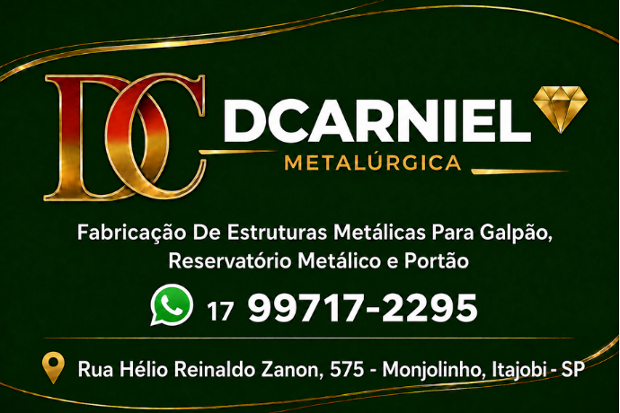 Anúncio de DC Darniel Metalúrgica