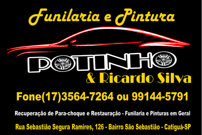 Anúncio de Potinho & Ricardo Silva Funilaria e Pintura