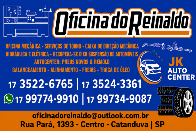 Anúncio de Oficina do Reinaldo e JK Auto Center